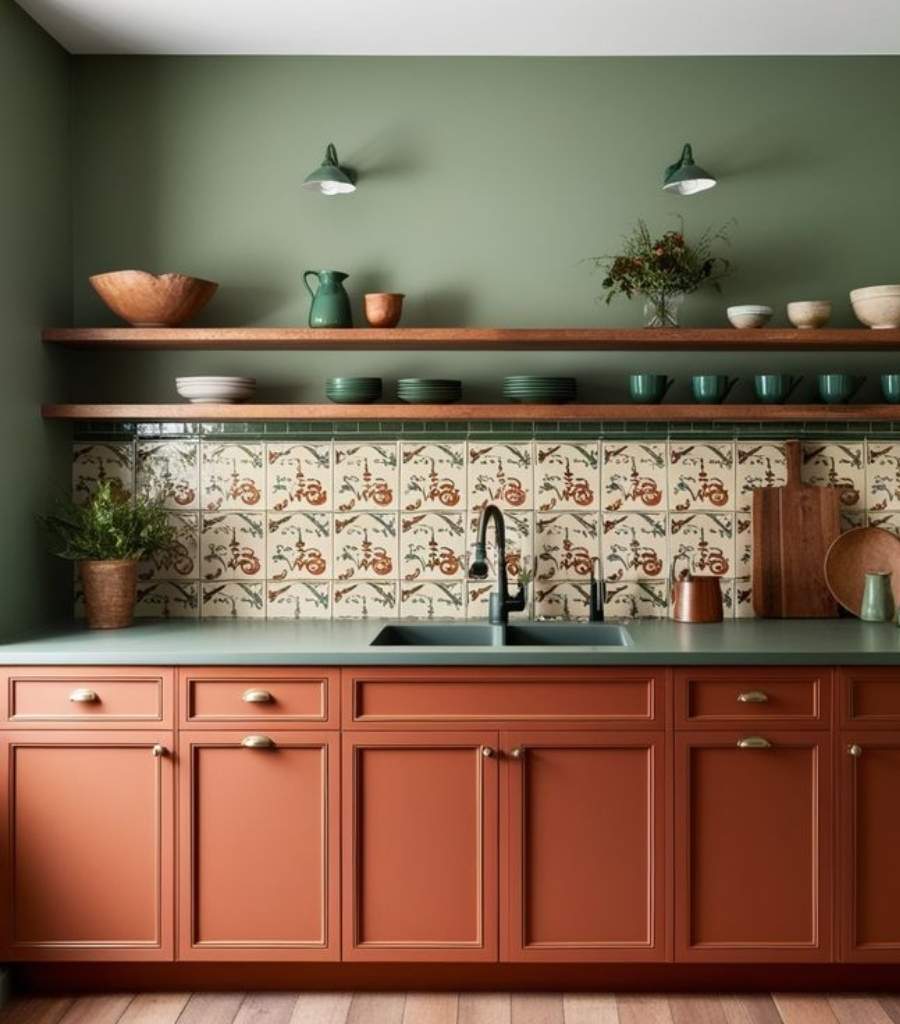 Boho Chic Terracotta & Sage