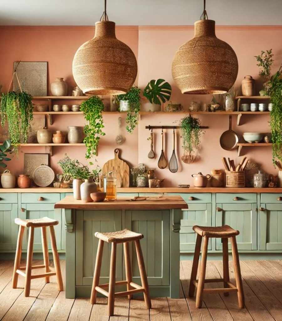 Terracotta & Sage Cottage Kitchen