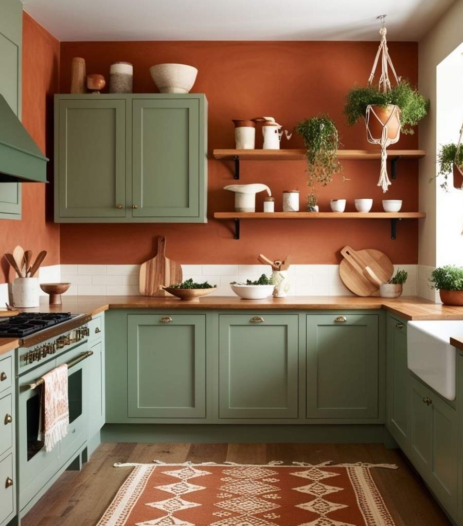 Terracotta Warmth with Sage Accents
