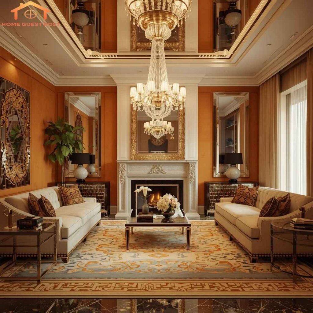 Art Deco Glam Living Room