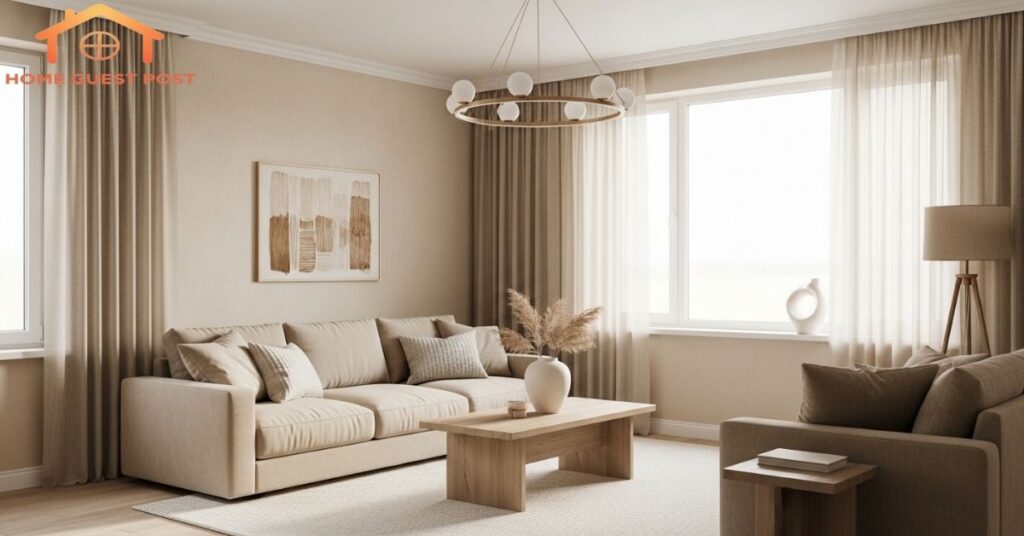 Beige Minimalist Luxe Room