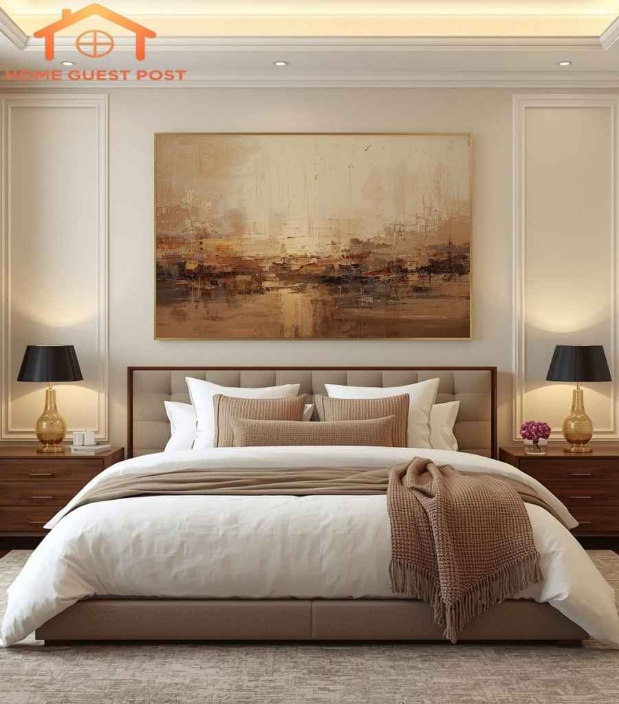 Beige and Brown Harmony Bedroom 