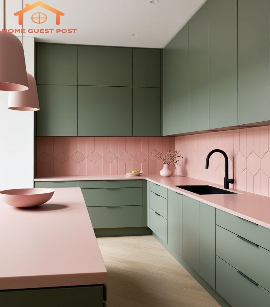 Blush and Sage Contemporary Glam 