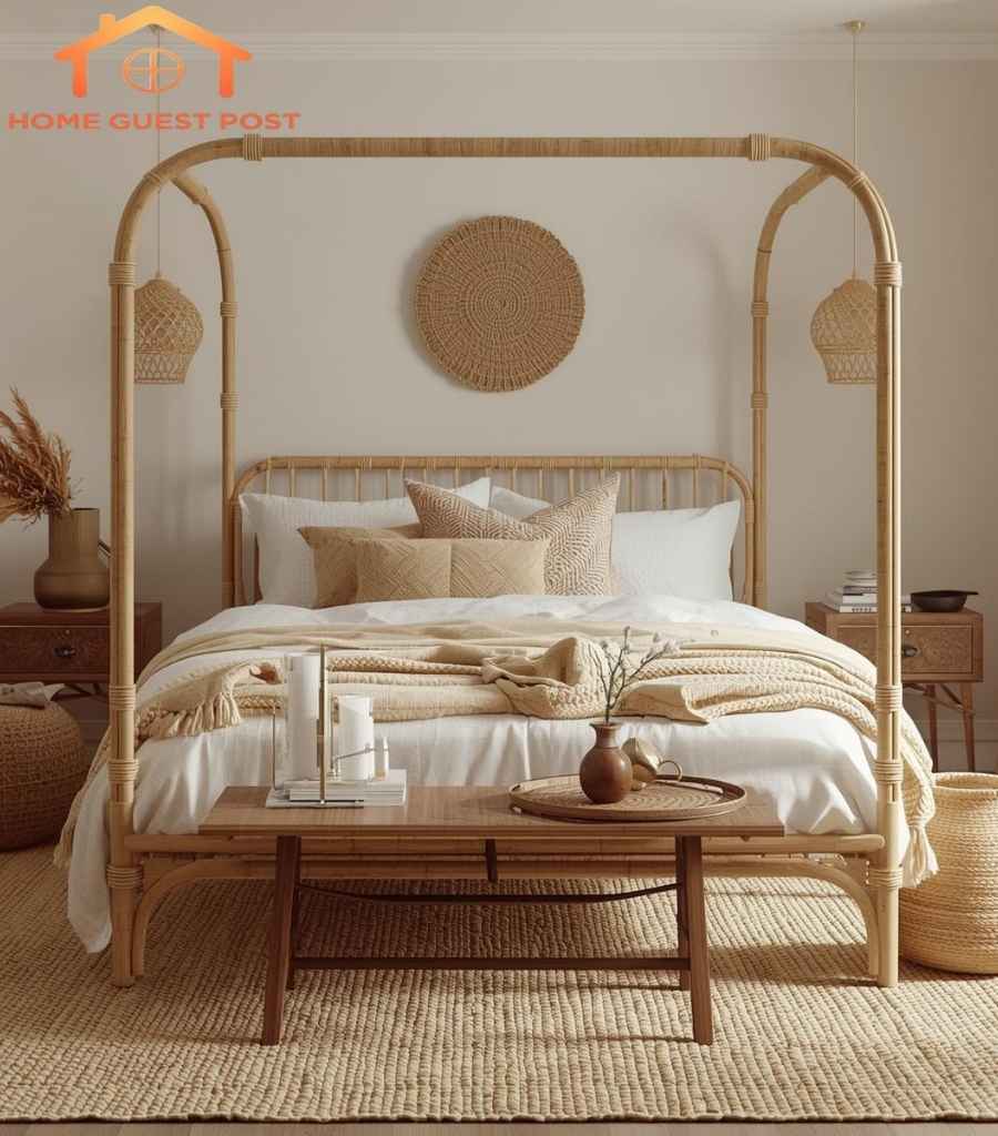 Bohemian Beige Dream Bedroom