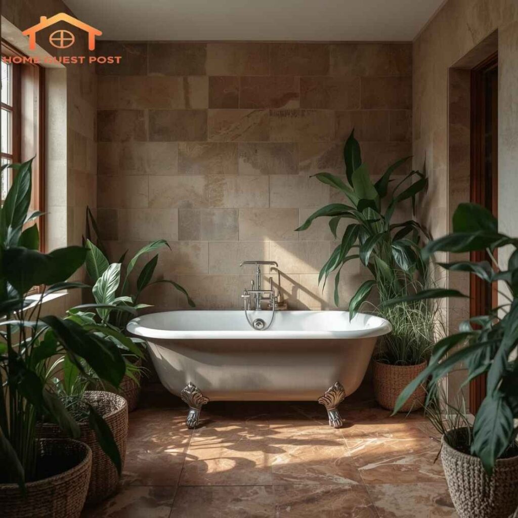 Earth-Toned Haven Bathroom