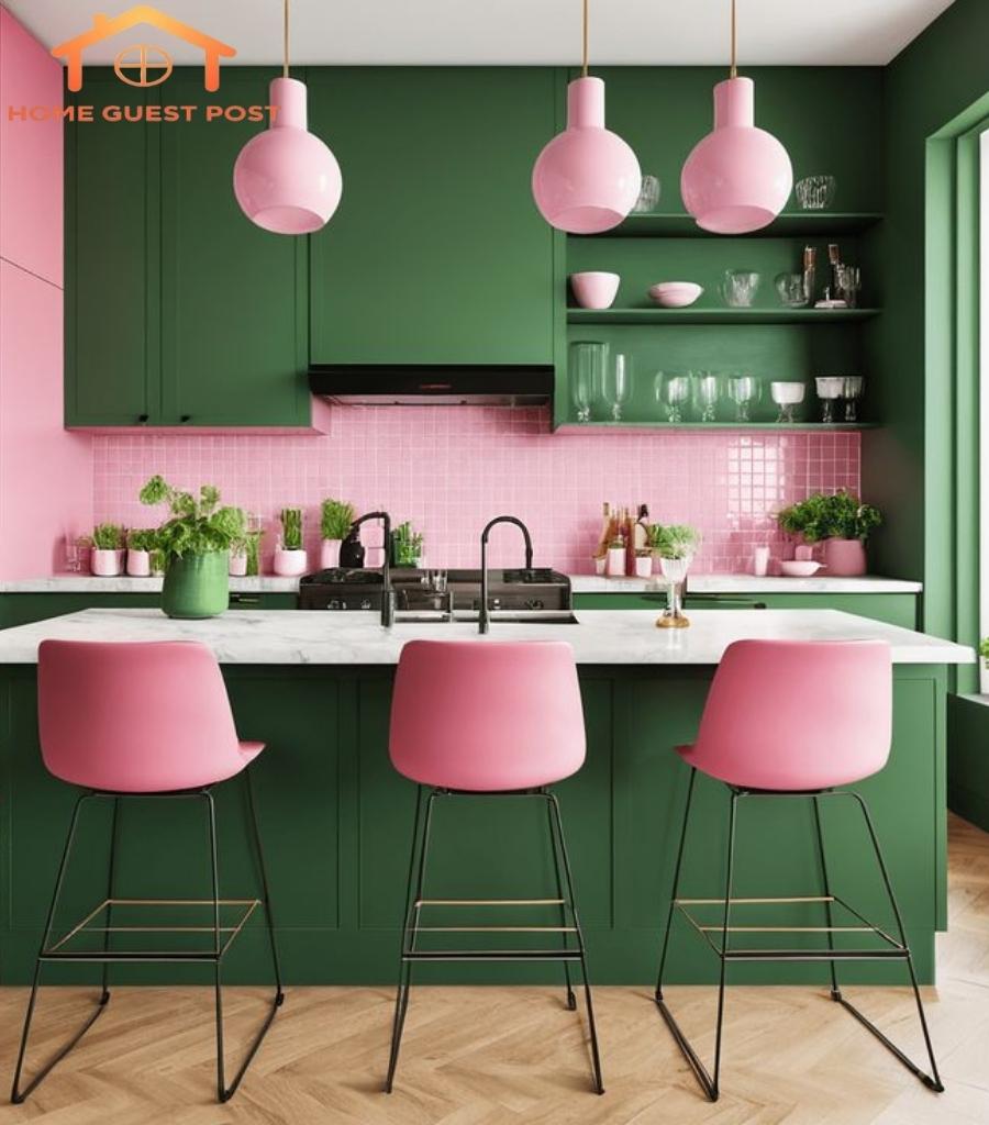 Earthy Blush and Sage Kitchen Retreat