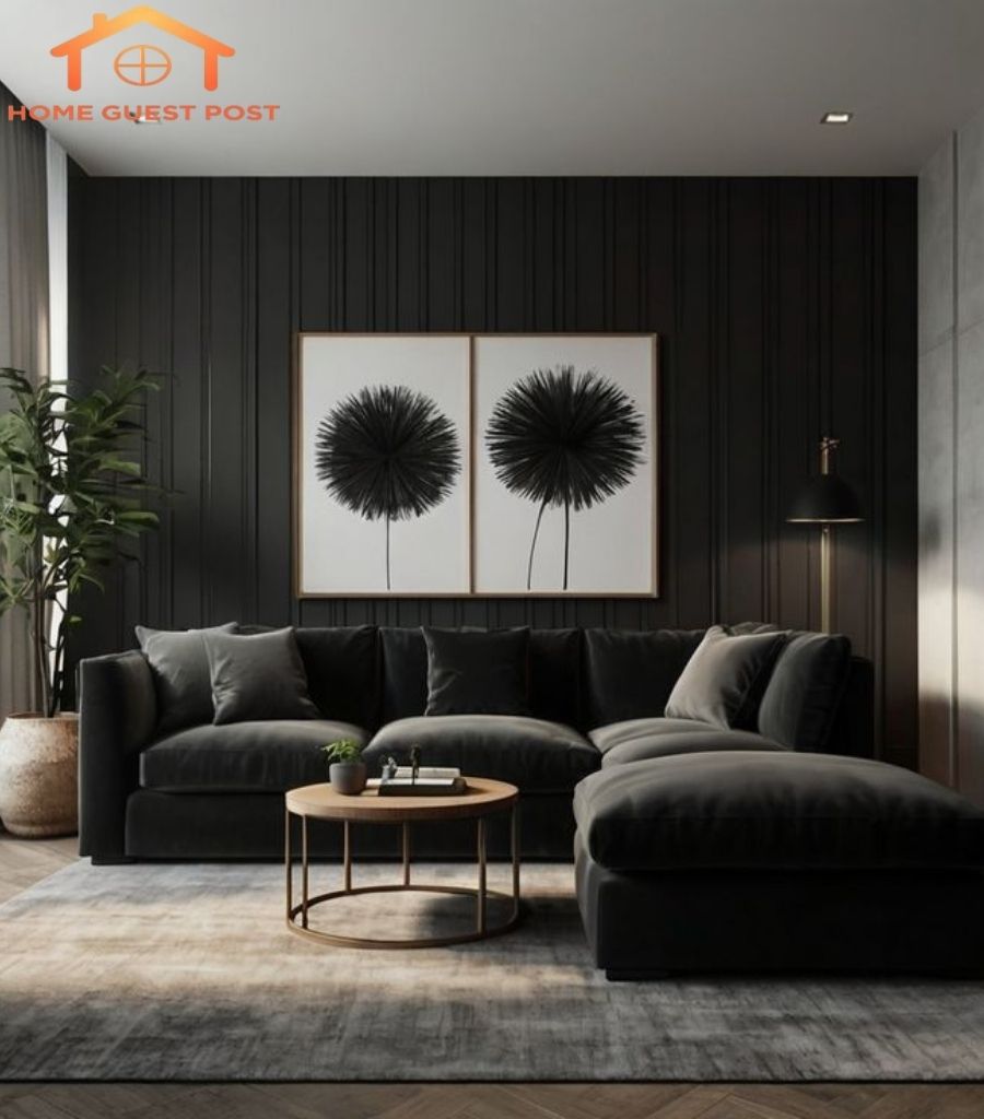 Elegant Black & Beige Serenity