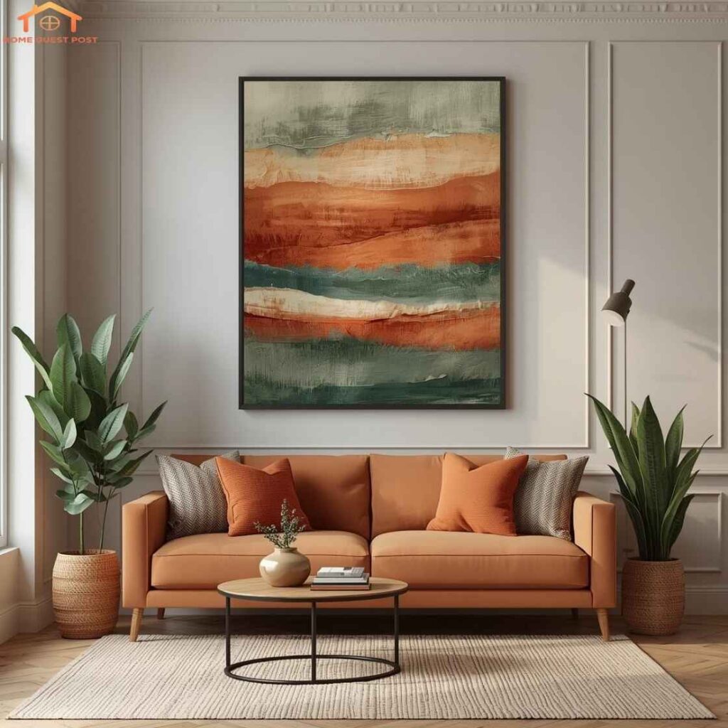 Layered Sage and Terracotta Textures