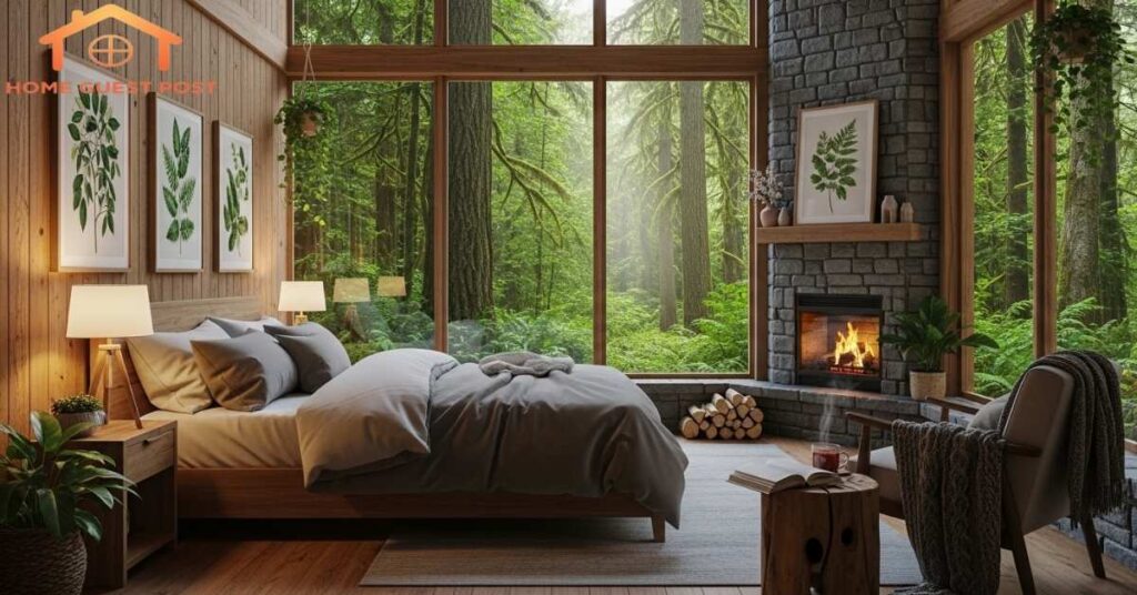 Lush Forest Serenity Bedroom