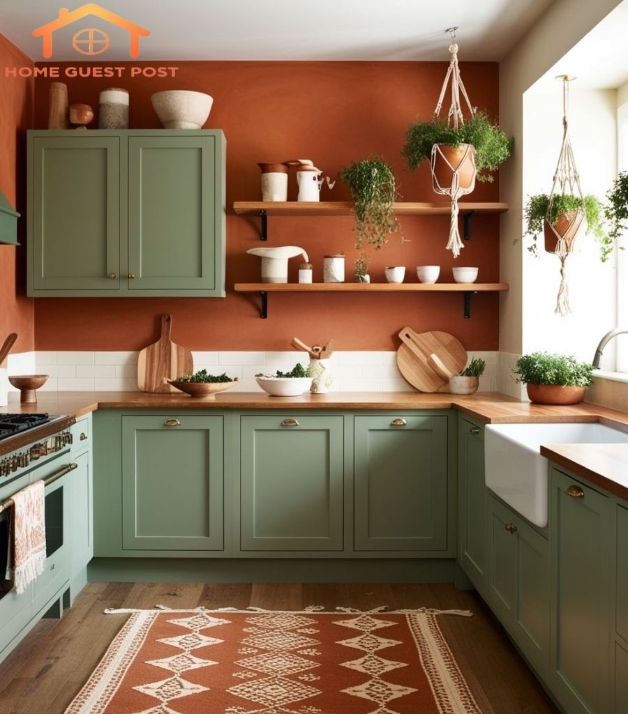 Minimalist Sage and Terracotta Design