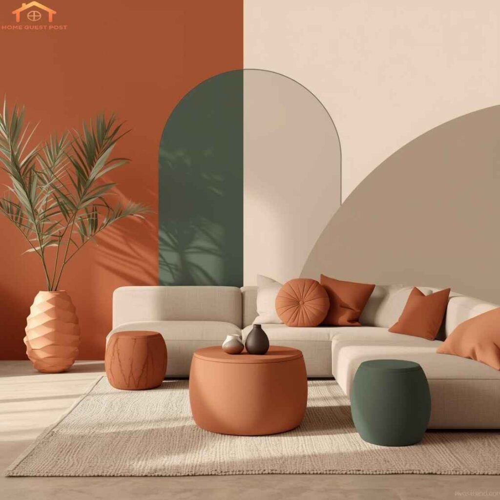 Minimalist Terracotta and Sage Palette