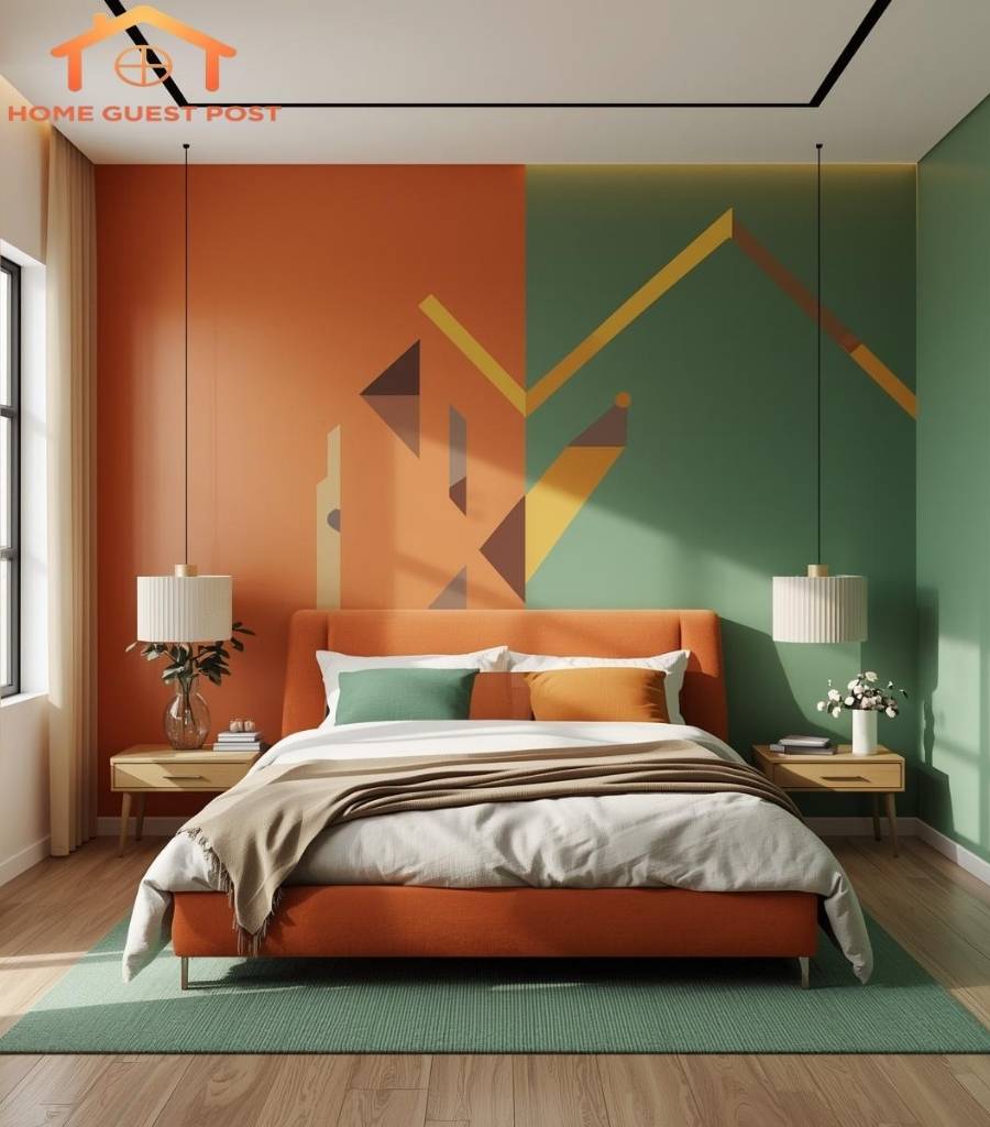 Burnt Orange and Emerald