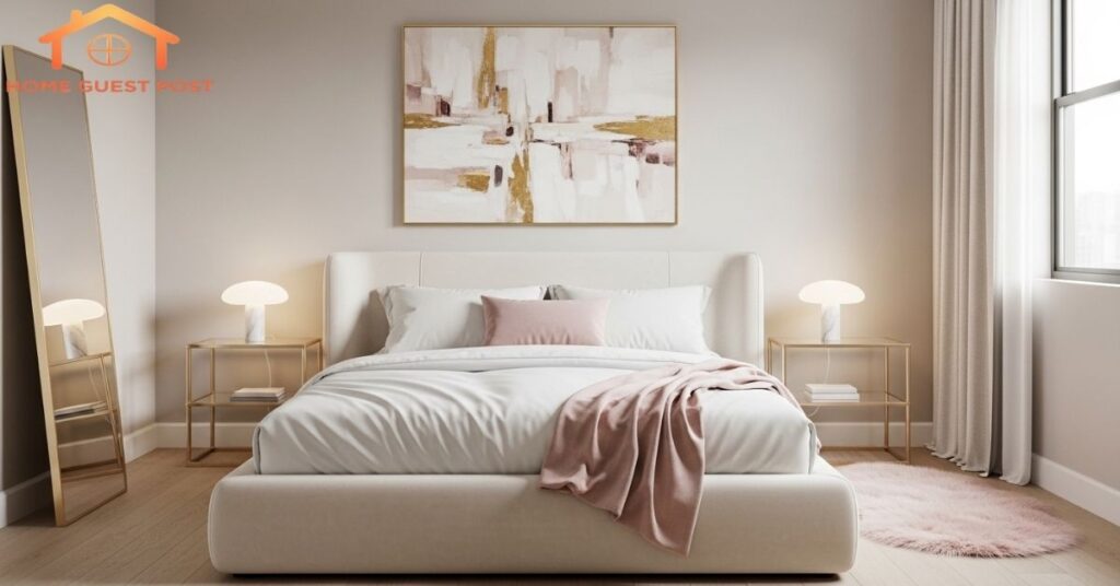 Modern Minimalist Glam Bedroom