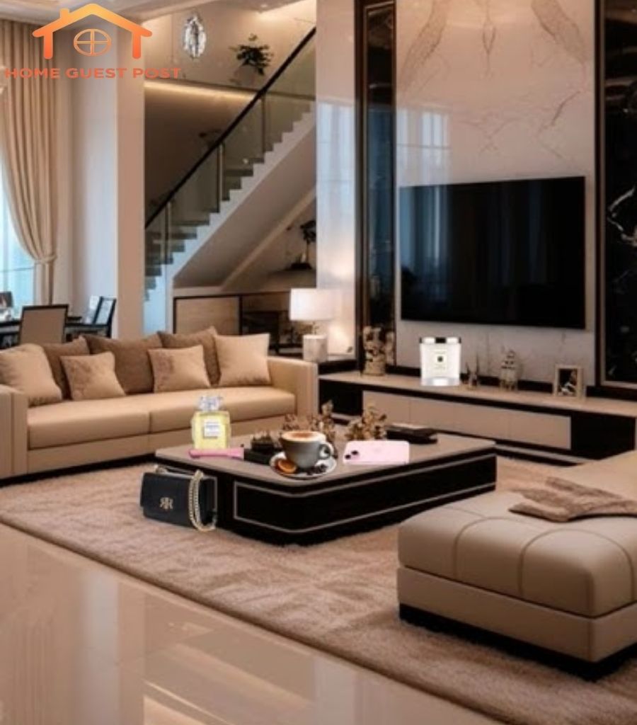 Modern Preppy Living Room