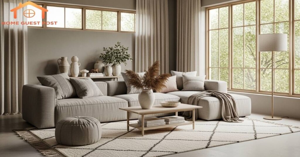 Natural Greige Retreat Room