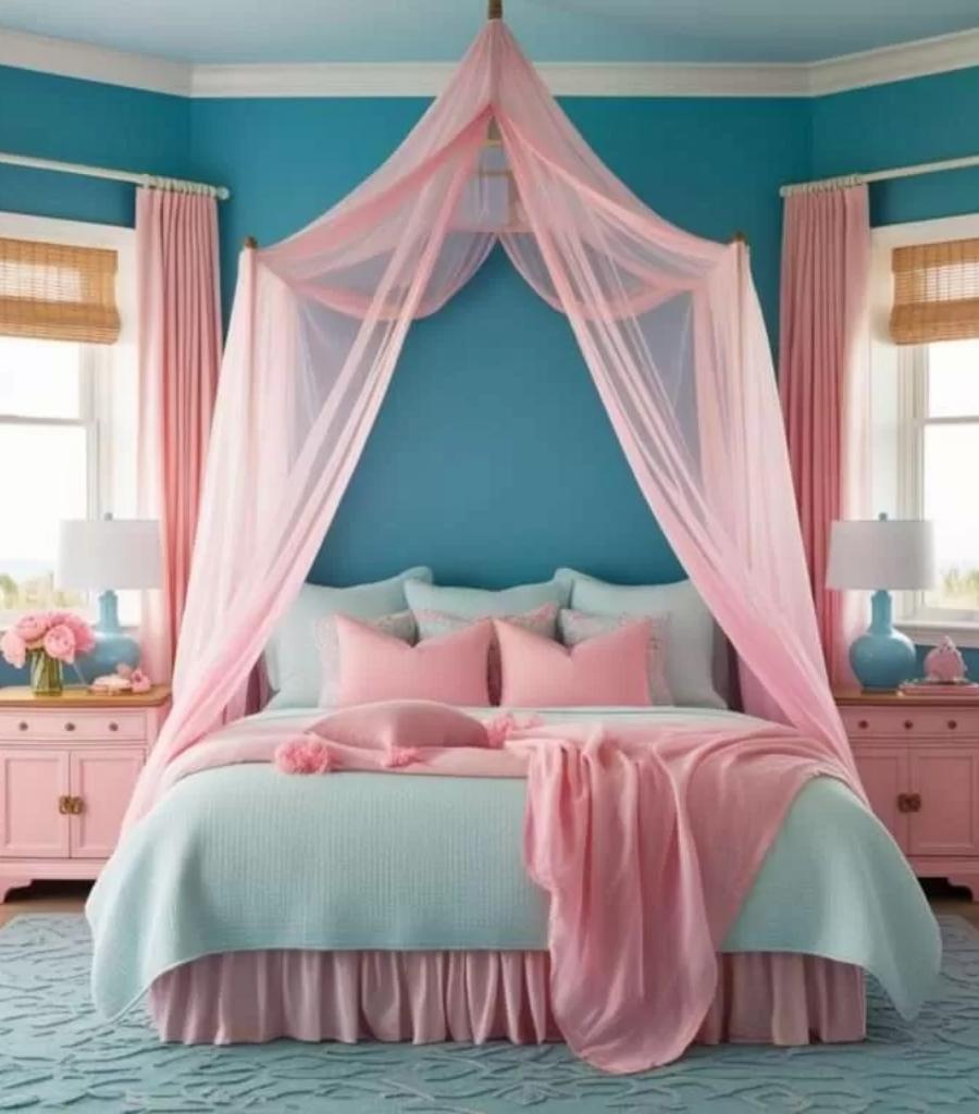 Ocean Mist and Peony Bliss