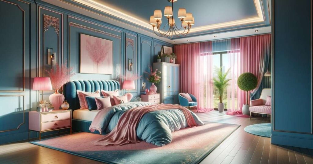 Pink and Blue Bedroom Ideas