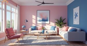 30 Stunning Pink and Blue Living Room Ideas for a Dreamy, Stylish Space 