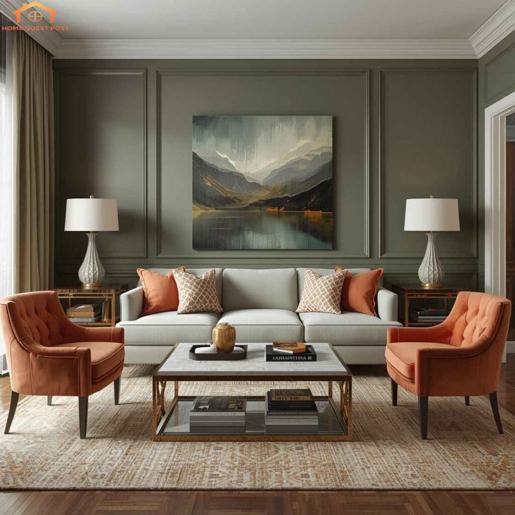 Sage Green Serenity with Terracotta Accents