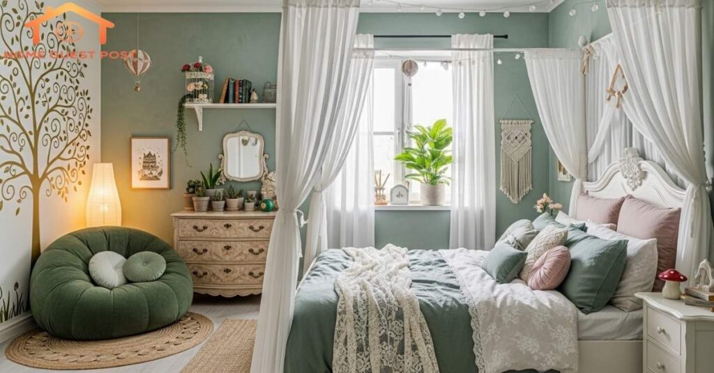 Sage Green Whimsy Bedroom