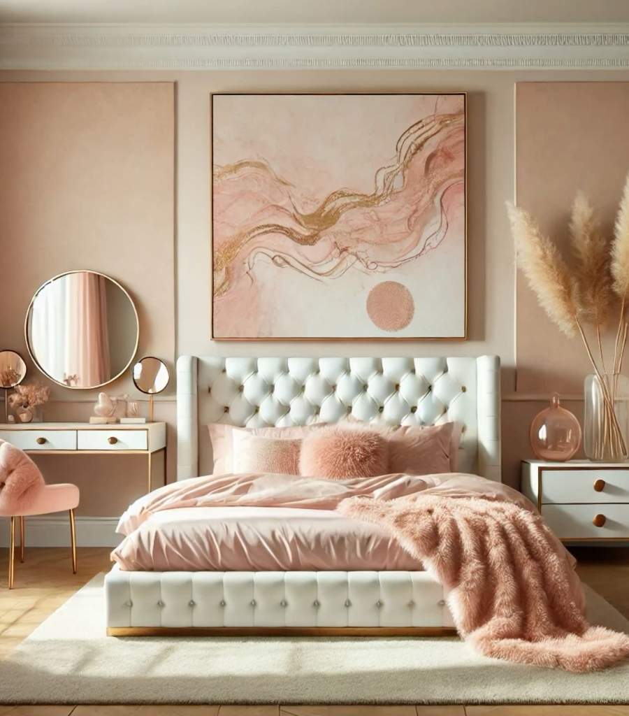 Sapphire and Soft Blush Luxe