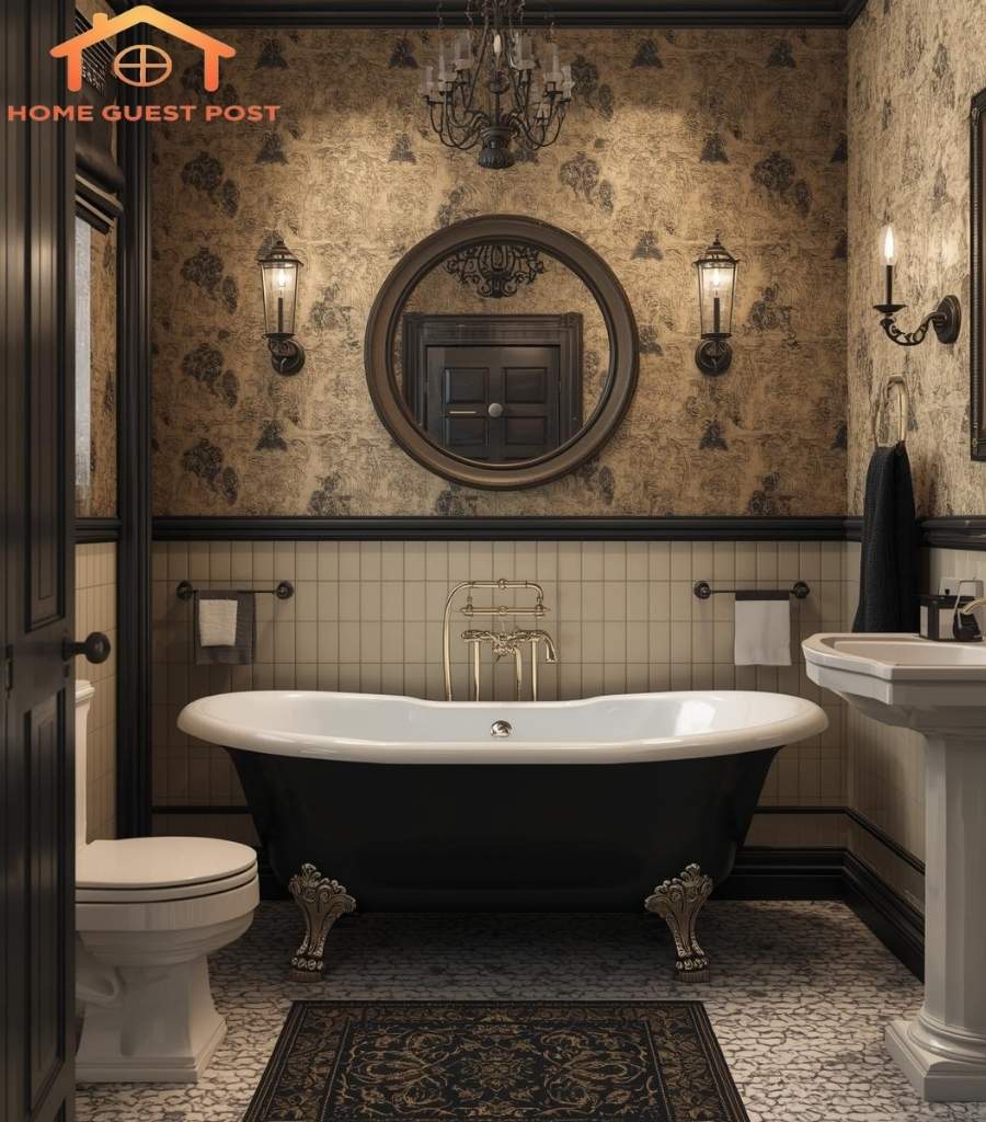 Vintage Black and Beige Charm