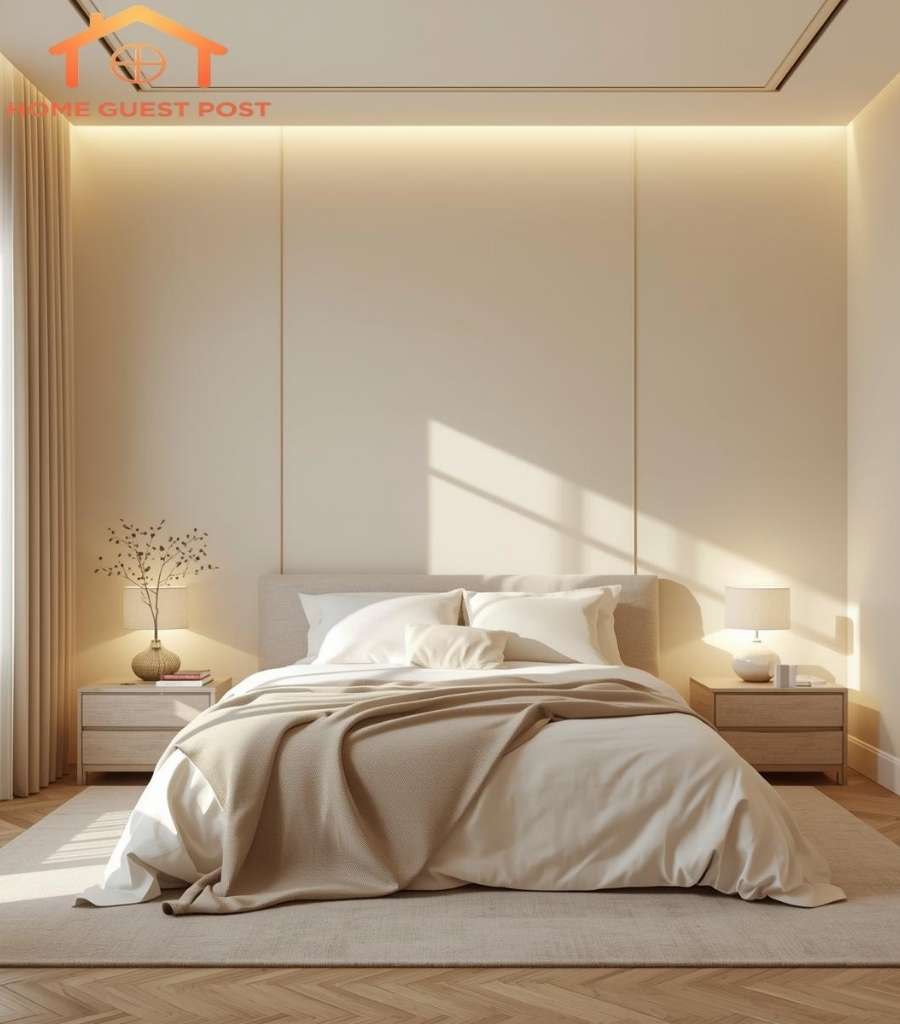 Warm Beige Glow Bedroom 